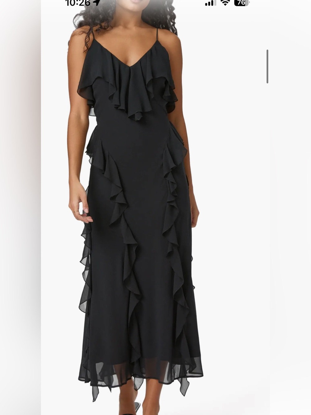 PAIGE Giorgio Dress Black Size 4